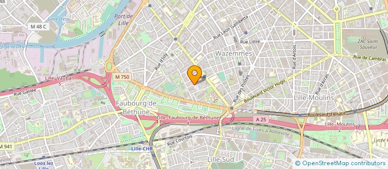 localisation de l'entreprise MADAME ZAHIA AKLAI à LILLE