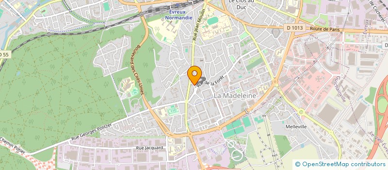 localisation de l'entreprise MADAME ZAHIA AMIS  EVREUX