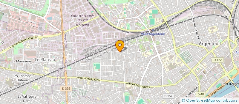 localisation de l'entreprise MADAME ZAHIA AMMI  ARGENTEUIL