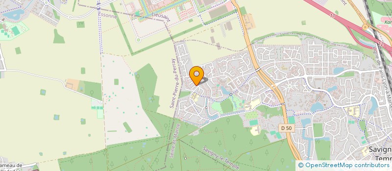 localisation de l'entreprise MADAME ZAHIA BALAMAN  SAVIGNY-LE-TEMPLE