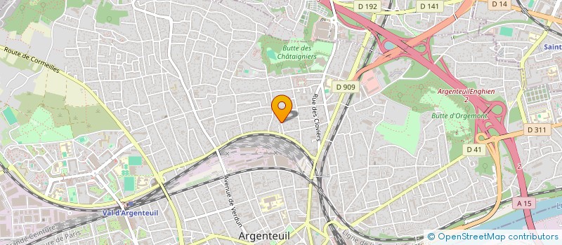 localisation de l'entreprise MADAME ZAHIA BAZOUCHE  ARGENTEUIL