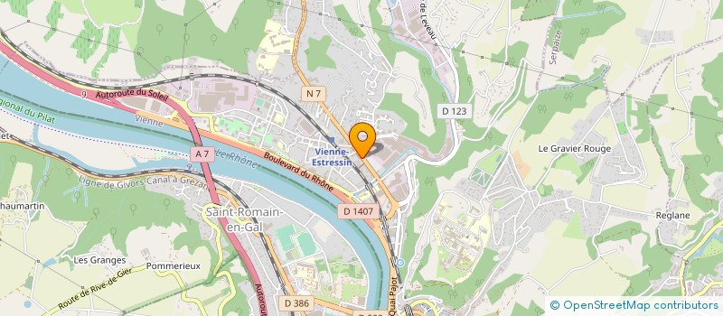 localisation de l'entreprise MADAME ZAHIA BOUCHENE à VIENNE