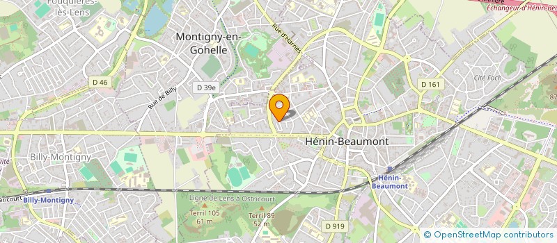 localisation de l'entreprise MADAME ZAHIA BOUZAROURA à HENIN-BEAUMONT