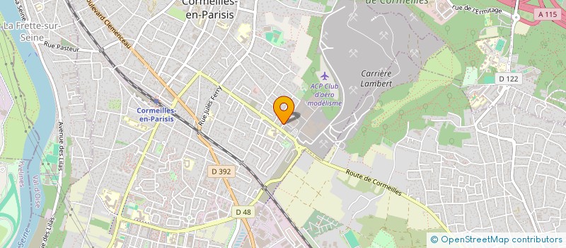 localisation de l'entreprise MADAME ZAHIA FARDJALLAH  SAINT-OUEN-L'AUMONE