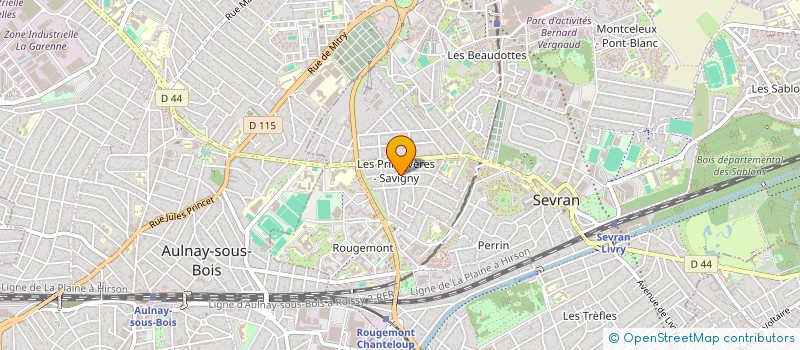 localisation de l'entreprise MADAME ZAHIA HACENE à SEVRAN