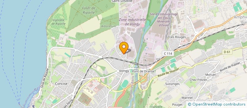 localisation de l'entreprise MADAME ZAHIA IBOUHJAREN à THONON-LES-BAINS