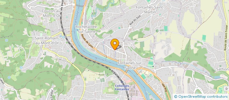 localisation de l'entreprise MADAME ZAHIA NOUAR  FONTAINES-SUR-SAONE