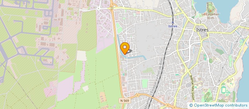 localisation de l'entreprise MADAME ZAHIA ZOUAOUI BOUDJELTHIA  ISTRES