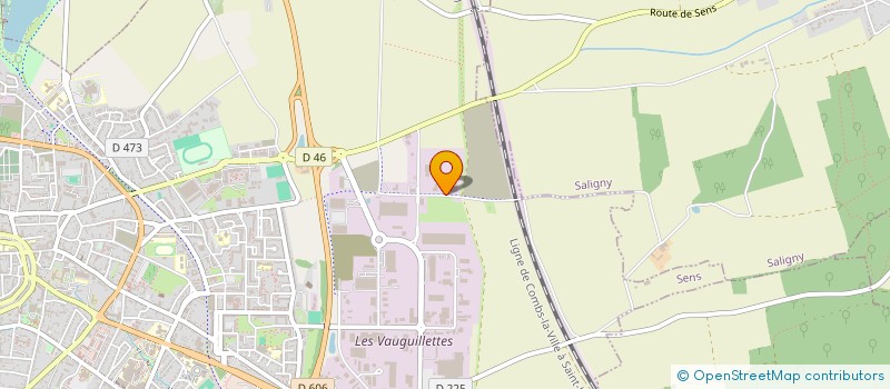 localisation de l'entreprise MADAME ZAHIRA AKACEM  SENS