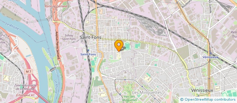 localisation de l'entreprise MADAME ZAHIRA BEDDIAR à SAINT-FONS