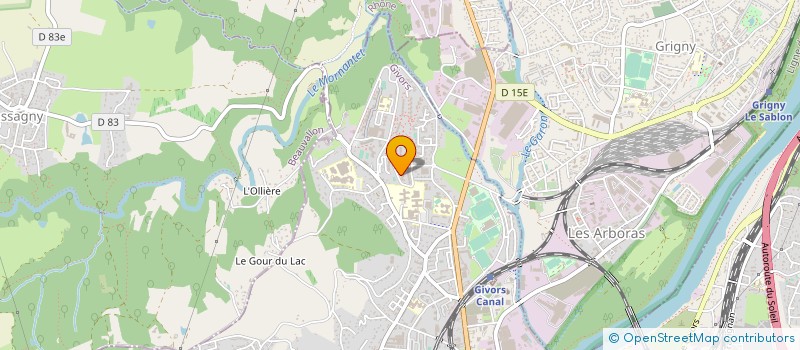 localisation de l'entreprise MADAME ZAHIRA DAHMOUCHE à GIVORS