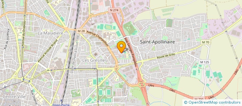 localisation de l'entreprise MADAME ZAHIRA OUQUILY  DIJON