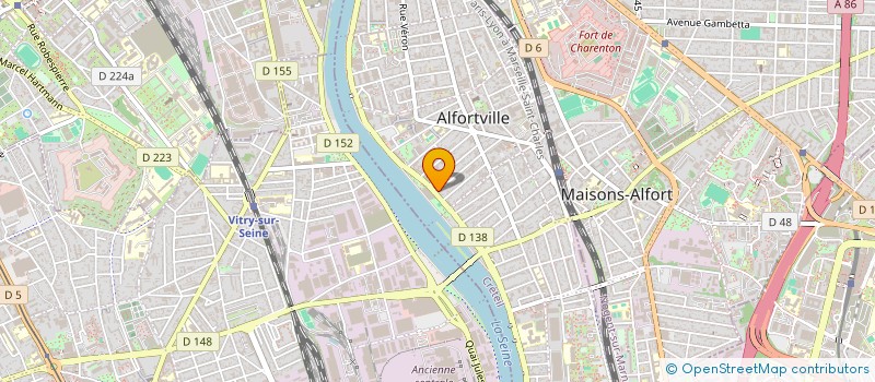 localisation de l'entreprise MADAME ZAHO LE MONIES DE SAGAZAN à ALFORTVILLE