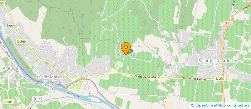 localisation de l'entreprise MADAME ZAHOUA SAIDI  SAINT MARTIN D'ARDECHE