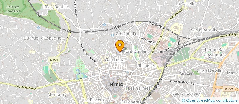 localisation de l'entreprise MADAME ZAHOUR EL GALTA  NIMES