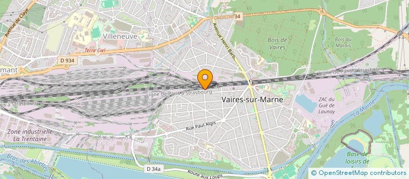 localisation de l'entreprise MADAME ZAHOURIE DJIVELEKIAN  VAIRES-SUR-MARNE