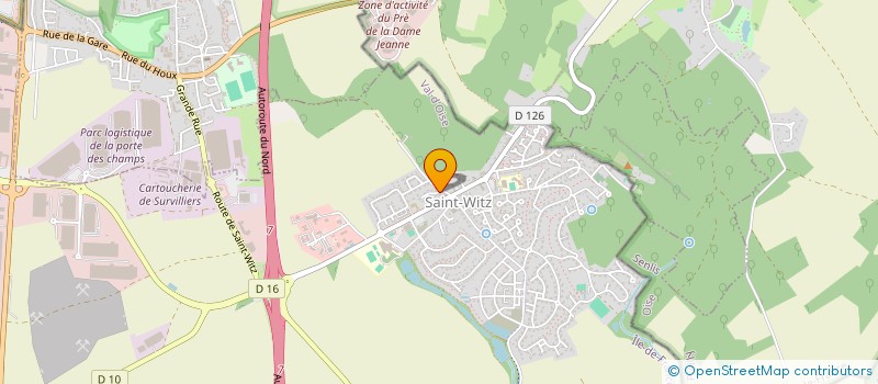 localisation de l'entreprise MADAME ZAHRA AMAOUI  SAINT-WITZ