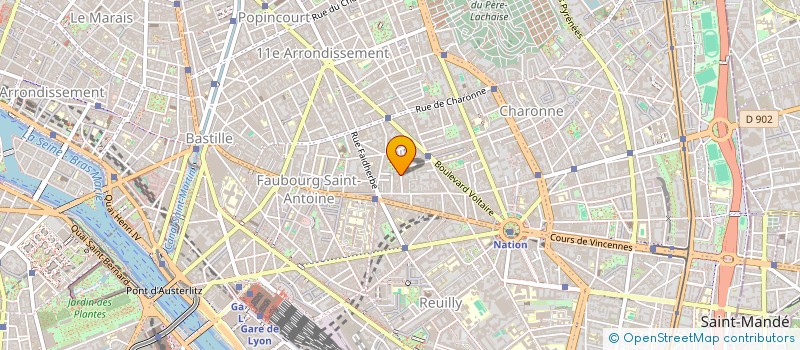 localisation de l'entreprise MADAME ZAHRA AMIR EBRAHIMI  PARIS