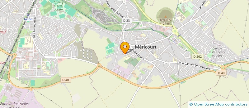 localisation de l'entreprise MADAME ZAHRA AMJAD  MERICOURT