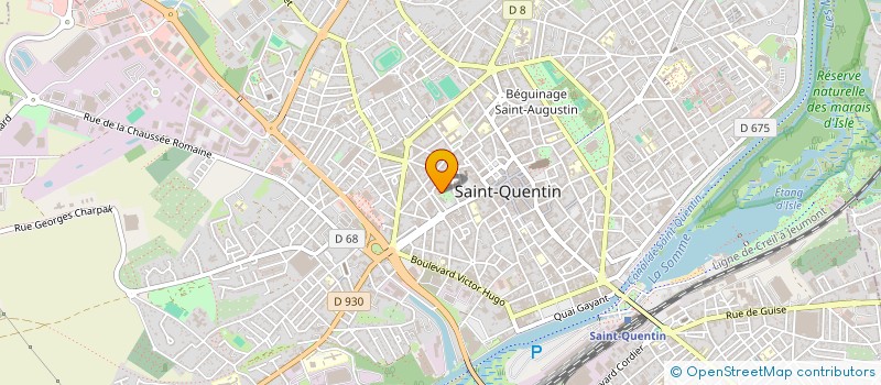 localisation de l'entreprise MADAME ZAHRA BENACHOUR à SAINT-QUENTIN