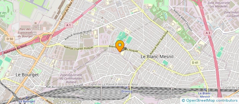 localisation de l'entreprise MADAME ZAHRA BENCHEKMOUMOU à LE BLANC-MESNIL