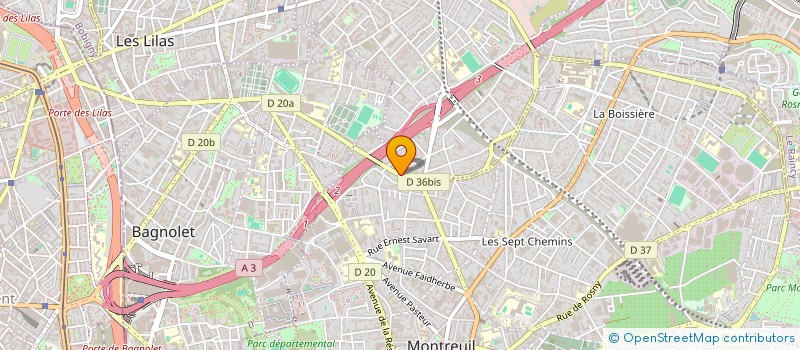 localisation de l'entreprise MADAME ZAHRA CHOUMANE à MONTREUIL