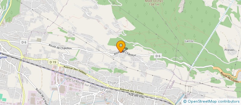 localisation de l'entreprise MADAME ZAHRA DESCHARD  THYEZ