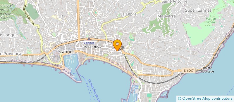 localisation de l'entreprise MADAME ZAHRA EL MALLOUKI  CANNES
