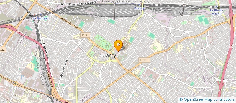 localisation de l'entreprise MADAME ZAHRA GAMIR à DRANCY