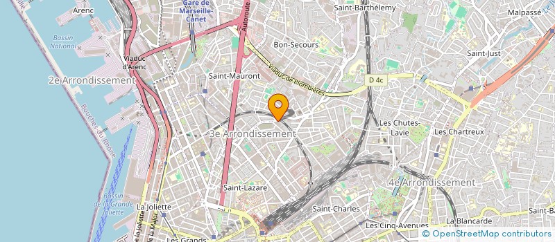 localisation de l'entreprise MADAME ZAHRA HADIDI à MARSEILLE 3EME