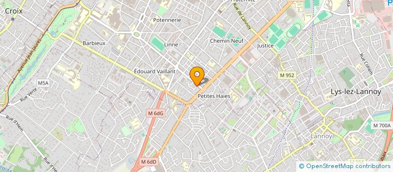 localisation de l'entreprise MADAME ZAHRA OUAZENE  ROUBAIX