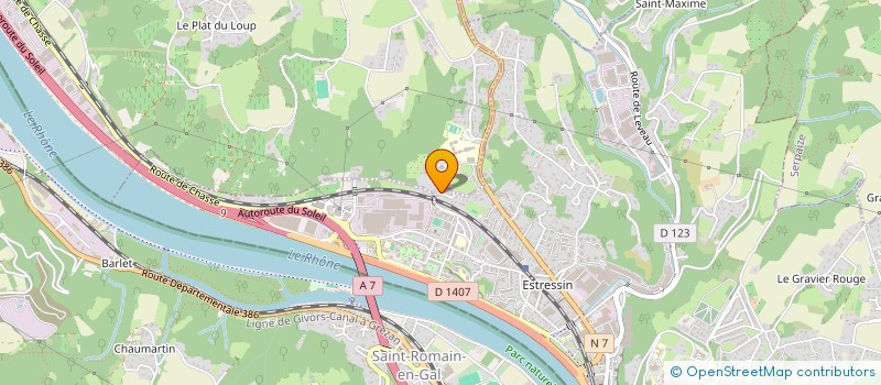 localisation de l'entreprise MADAME ZAHRA OUGHZALOU  VIENNE