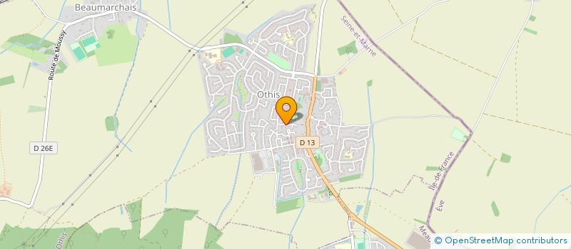 localisation de l'entreprise MADAME ZAHRA TAHRAOUI  OTHIS