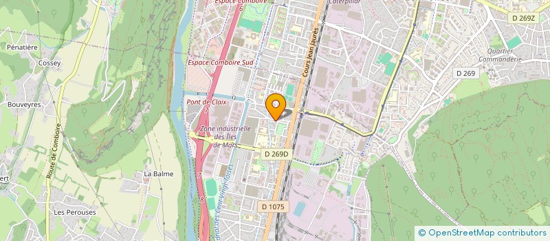 localisation de l'entreprise MADAME ZAHRA ZARHANE  LE PONT-DE-CLAIX