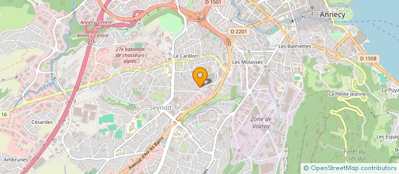 localisation de l'entreprise MADAME ZAIA BOUCHAKOUR à ANNECY