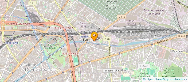 localisation de l'entreprise MADAME ZAIA FERKAL  PANTIN