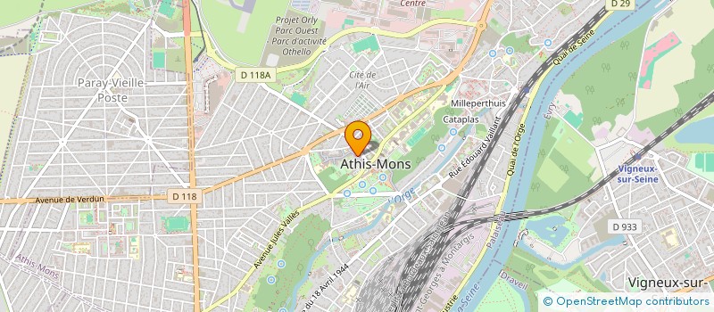 localisation de l'entreprise MADAME ZAIDA OUACIF à ATHIS-MONS