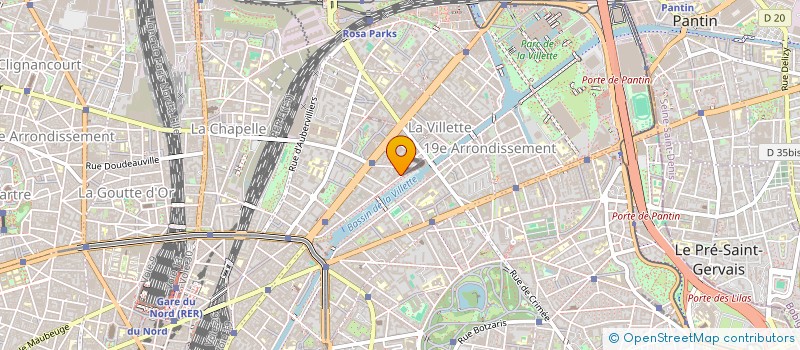 localisation de l'entreprise MADAME ZAIDA YSLA CAMACHO  PARIS