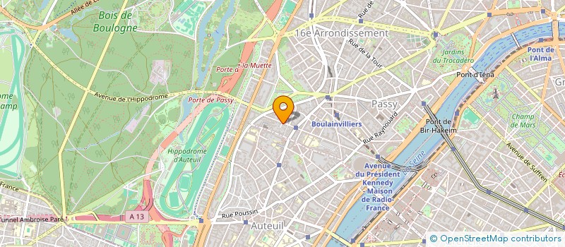 localisation de l'entreprise MADAME ZAINA BOUAYAD  PARIS