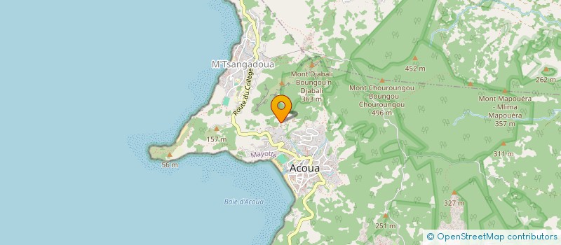 localisation de l'entreprise MADAME ZAINA HAMADA  ACOUA