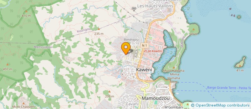 localisation de l'entreprise MADAME ZAINA MAHAMOUD à MAMOUDZOU