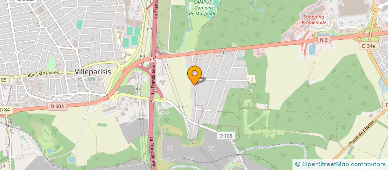 localisation de l'entreprise MADAME ZAINA ZOUBIR  VILLEPARISIS