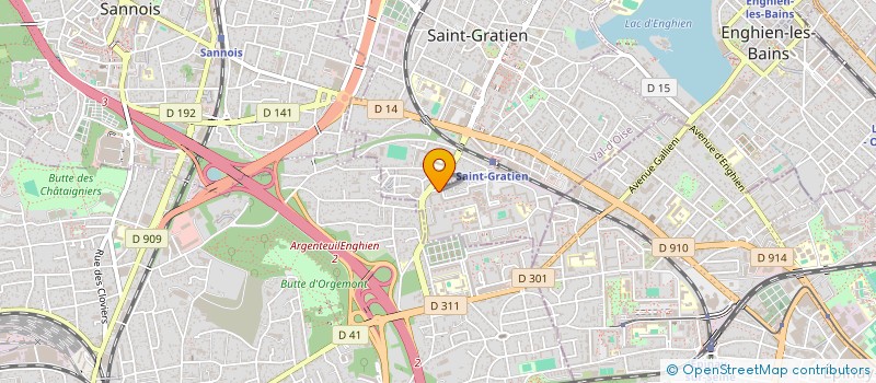 localisation de l'entreprise MADAME ZAINAB BEN BALLA  SAINT-GRATIEN