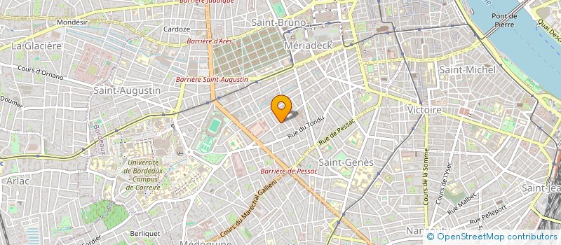 localisation de l'entreprise MADAME ZAINAB BENABDALLAH  BORDEAUX