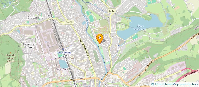 localisation de l'entreprise MADAME ZAINAB CHATBI  BELFORT