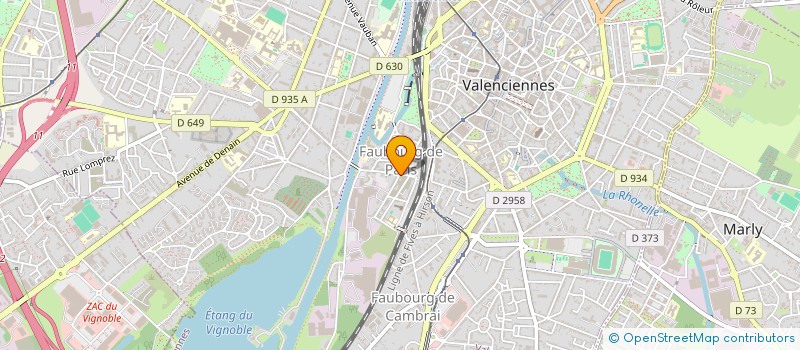 localisation de l'entreprise MADAME ZAINAB CHROROU  VALENCIENNES