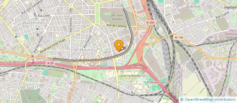 localisation de l'entreprise MADAME ZAINAB JEBBARI à LILLE