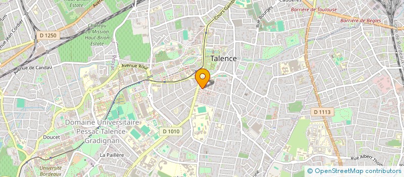 localisation de l'entreprise MADAME ZAINAB MAGOMEDZAGIDOVA  TALENCE