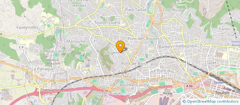 localisation de l'entreprise MADAME ZAINAB SAHLI  TOULON