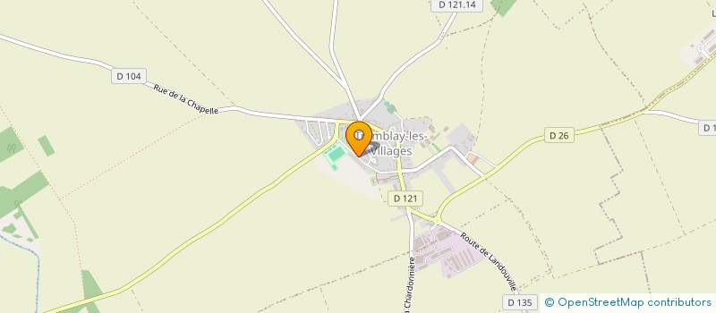 localisation de l'entreprise MADAME ZAINABE MERALLI BALLOU à TREMBLAY-LES-VILLAGES